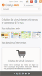 Mobile Screenshot of crealys-web.fr